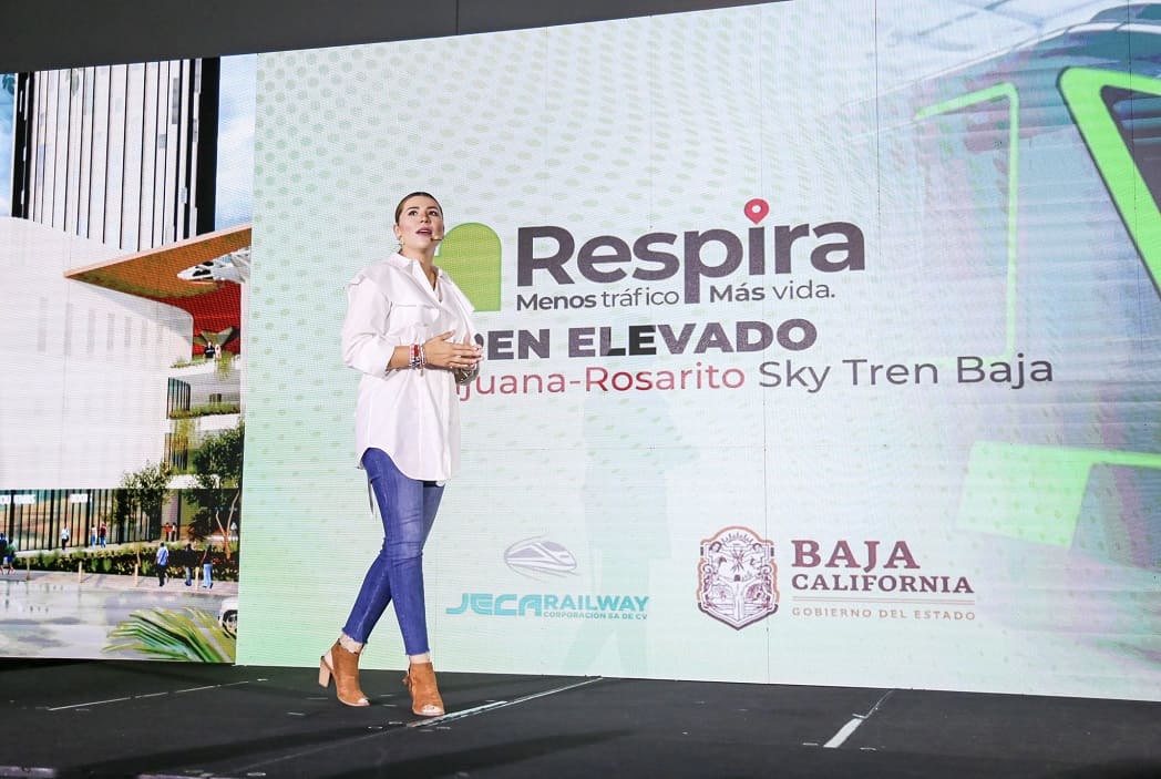 Marina del Pilar Ávila anuncia el Skytren Baja; conectará a Tijuana y Rosarito