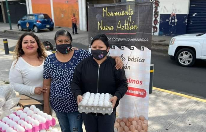 Movimento Nueva Aztlán pone en marcha programa de Canasta Básica sin inflación en la Cuauhtémoc