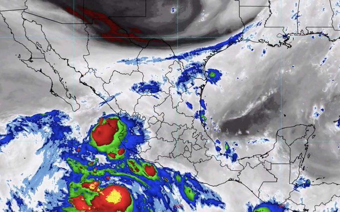 Tormenta “Kay” provocará lluvias torrenciales en Sinaloa y Nayarit