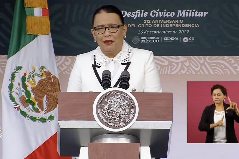 ‘México no está condenado a la guerra, está destinado a la paz’: Rosa Icela Rodríguez