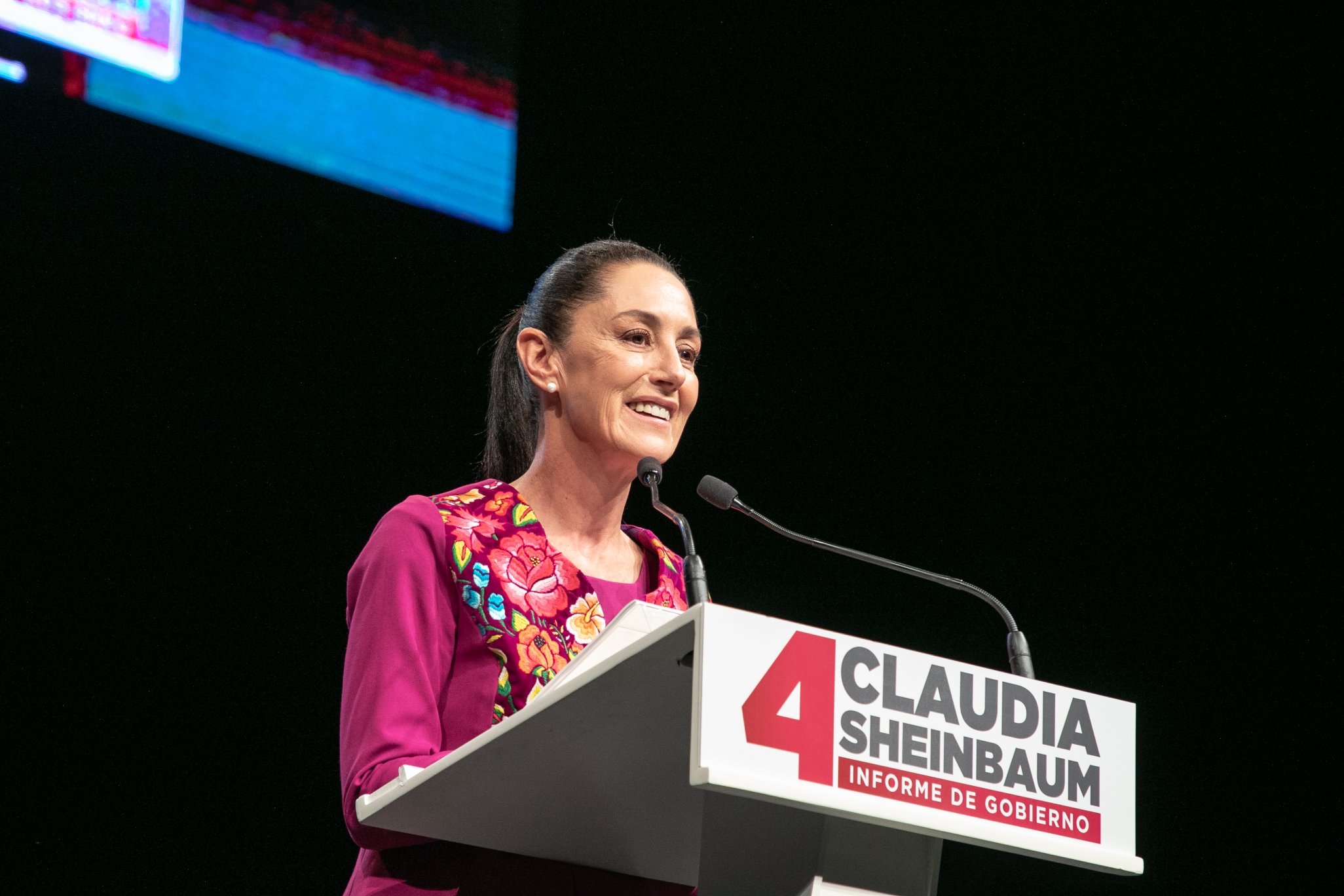 Claudia Sheinbaum presenta su cuarto informe de gobierno