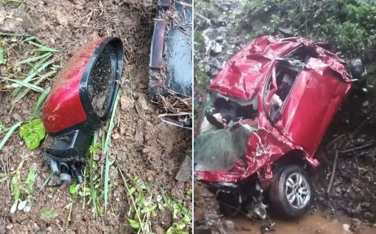 Auto cae a barranco en carretera de Oaxaca; hay 6 muertos