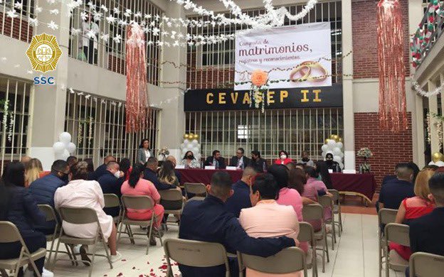 Se realizaron 49 bodas en centros penitenciarios de la capital