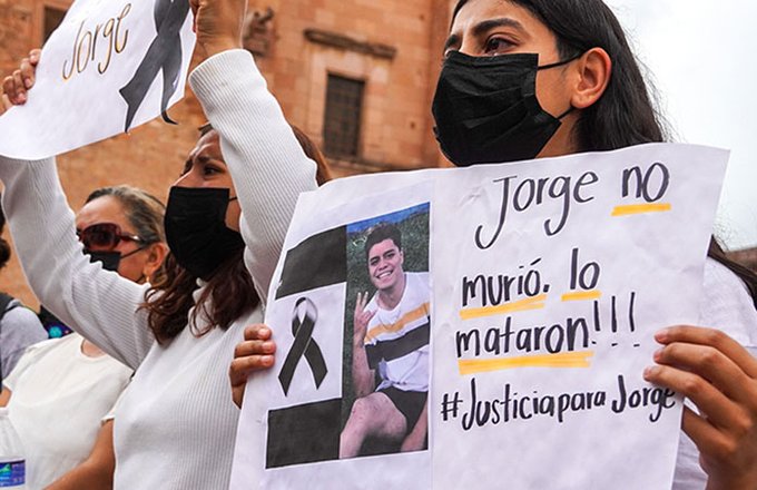 Claman justicia para Jorge Iván, un joven que murió tras golpiza en Zacatecas