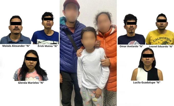 Detienen 7 personas por secuestro de niño en Huehuetoca
