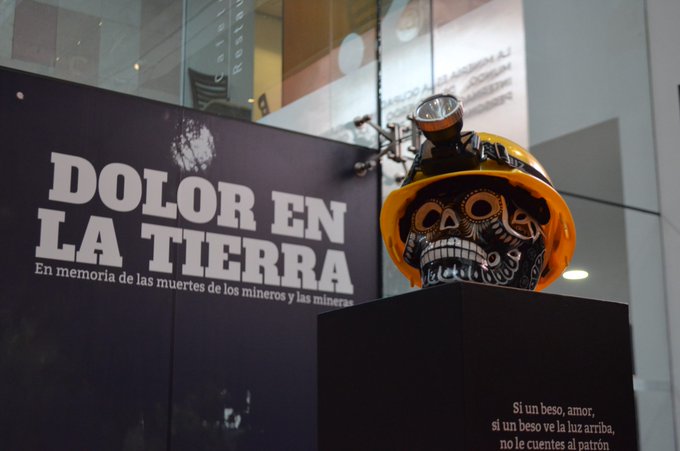 “Dolor en la Tierra”, el altar en memoria las personas mineras muertas en México
