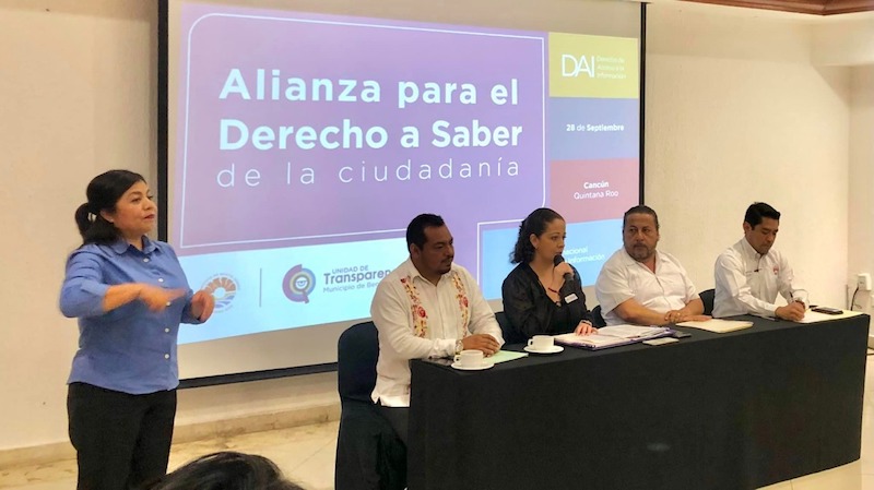Realiza gobierno de Benito Juárez “alianza para el derecho a saber de la ciudadanía”