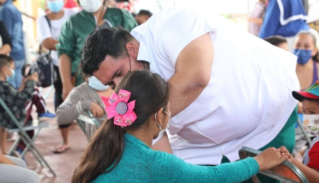 Inicia nueva fase de vacunación anticovid para menores de 5 a 11 años de Yucatán