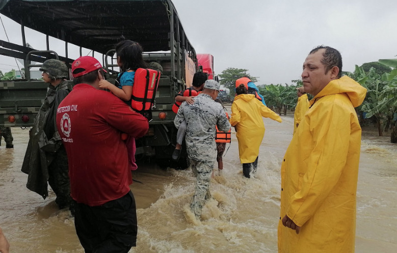 Lluvias por Frente Frío 4 dejan graves afectaciones en Tabasco