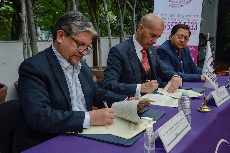 Acuerdan AEFCM y Consejo Ciudadano acciones para prevenir violencia en escuelas de la Ciudad de México