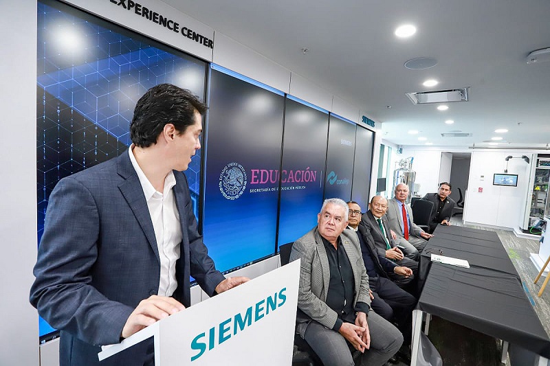 Acuerdan Conalep y Siemens impulsar la participación de los estudiantes en el desarrollo de la innovación tecnológica