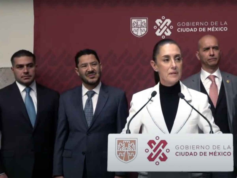 Sheinbaum presume reducción de delitos de alto impacto en CDMX