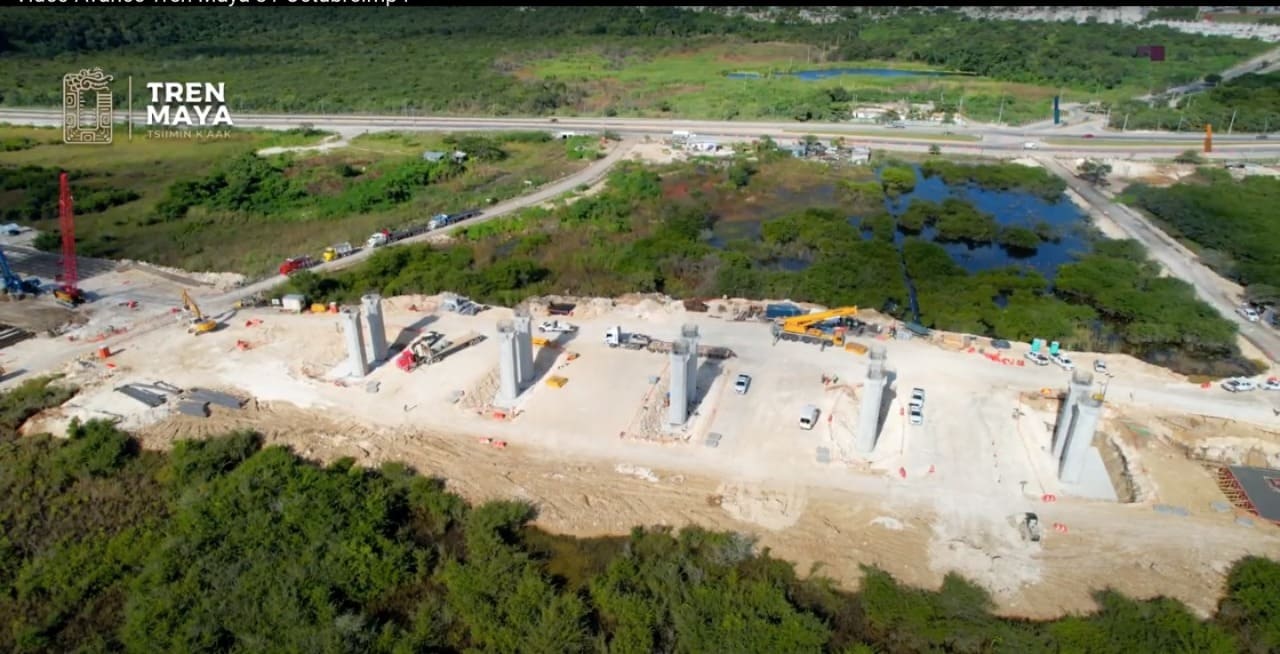 Tren Maya comienza fabricación de prelosas para viaducto en Tenosique, Tabasco