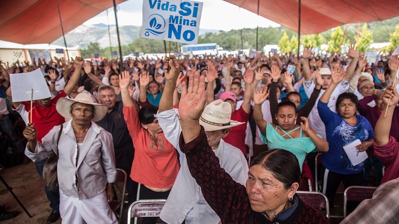 Señalan ejidatarios que títulos de concesión en Puebla fueron otorgados bajo la Ley Minera