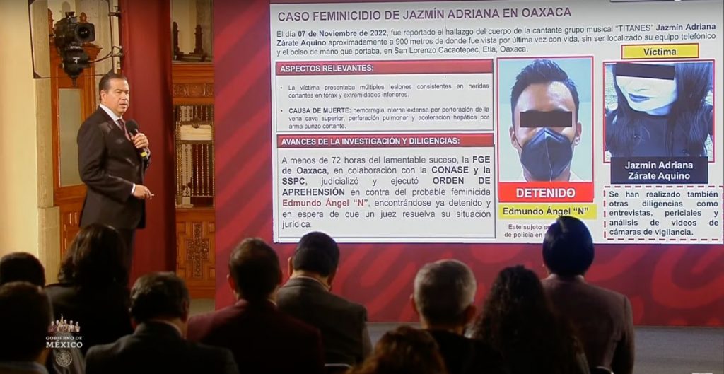 Detienen al presunto feminicida de la cantante Jazmín Zárate