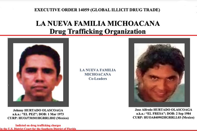 EU sanciona a líderes de ’La Nueva Familia Michoacana’