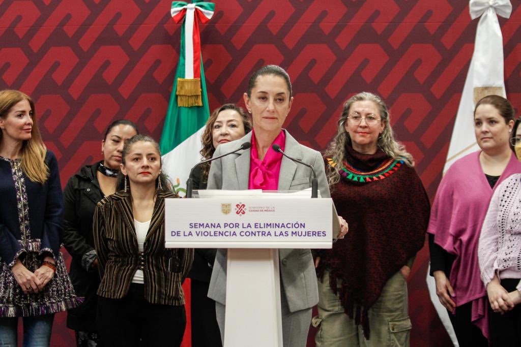 Claudia Sheinbaum respalda iniciativa de ley contra la violencia vicaria