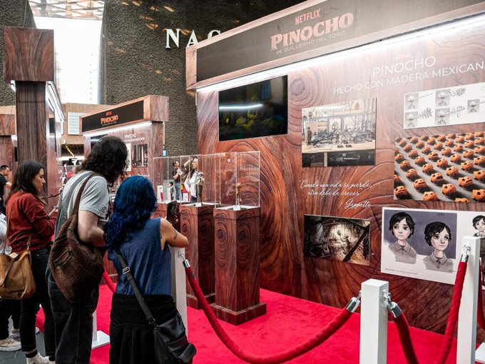 Inaugura exhibición del detrás de cámaras de Pinocho, de Guillermo Del Toro
