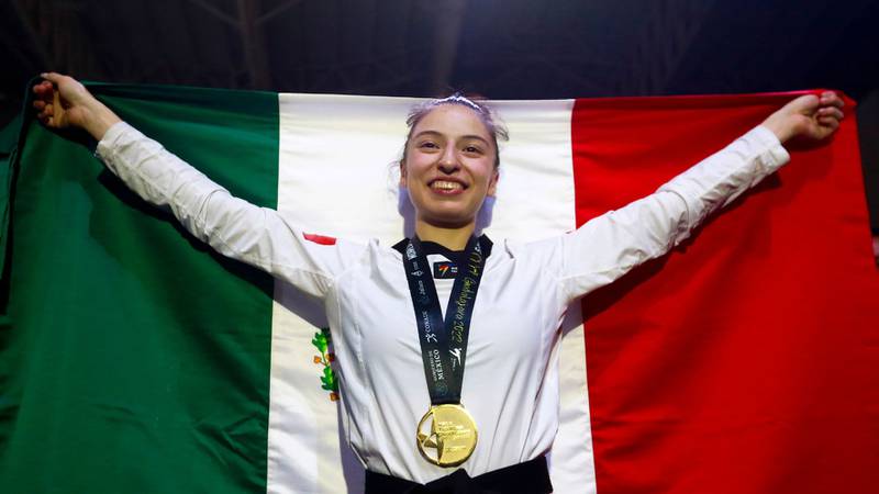 La mexicana Daniela Souza gana oro en el Mundial de Taekwondo 2022