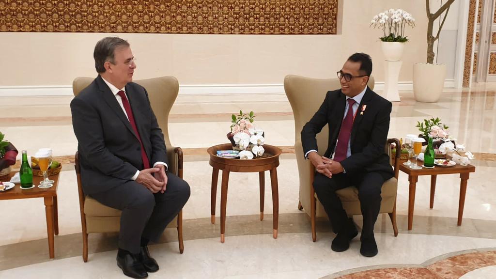 Marcelo Ebrard llega a Bali para reunión del G-20