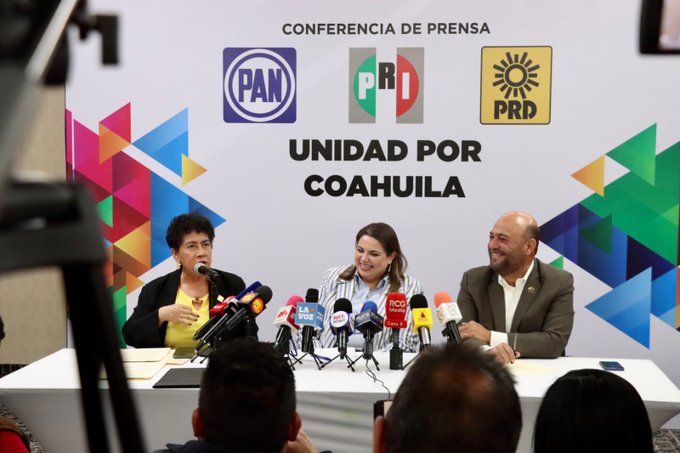 PRI, PAN y PRD van en alianza para elección de Coahuila