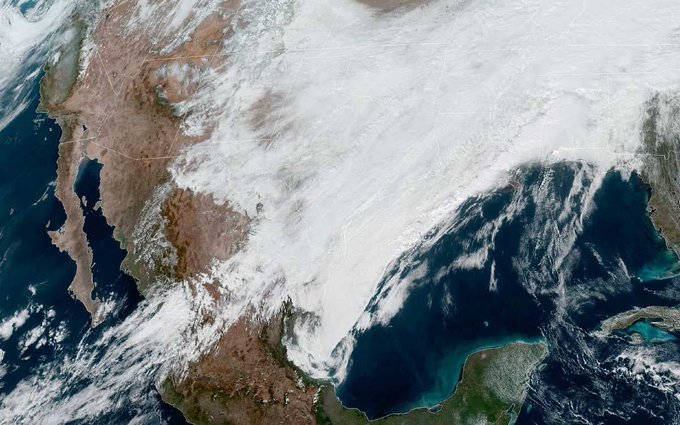 Se aproxima la primera tormenta invernal a México