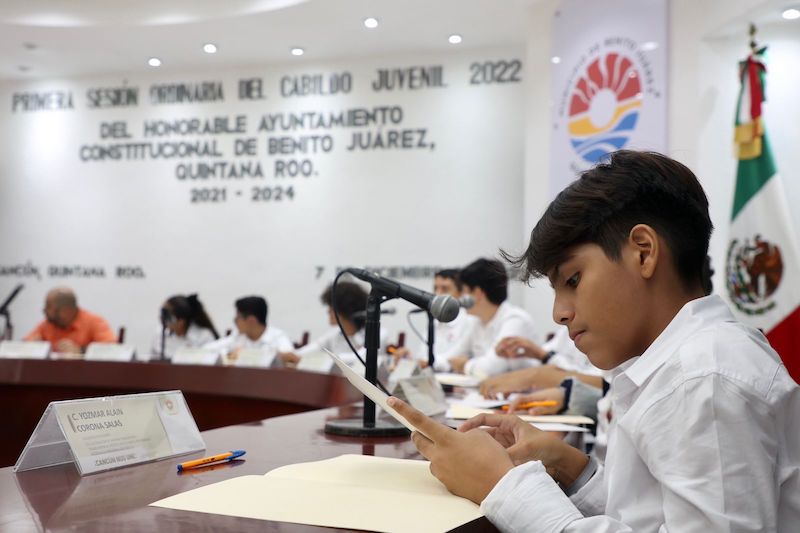 Fomenta gobierno de Benito Juárez participación de jóvenes en “Cabildo Juvenil 2022”