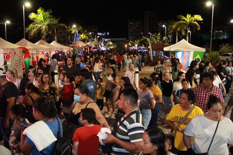 Más de 12 mil personas disfrutaron del Festival Navideño de Cancún