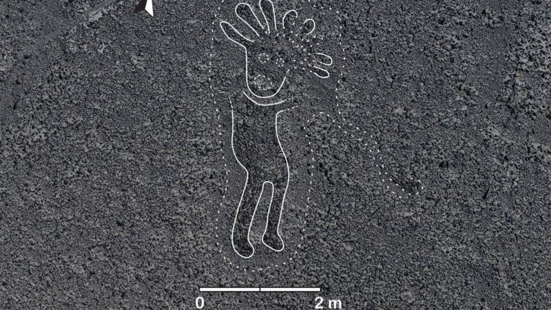 Descubren 168 figuras de gran tamaño cerca de la ciudad de Nazca en Perú