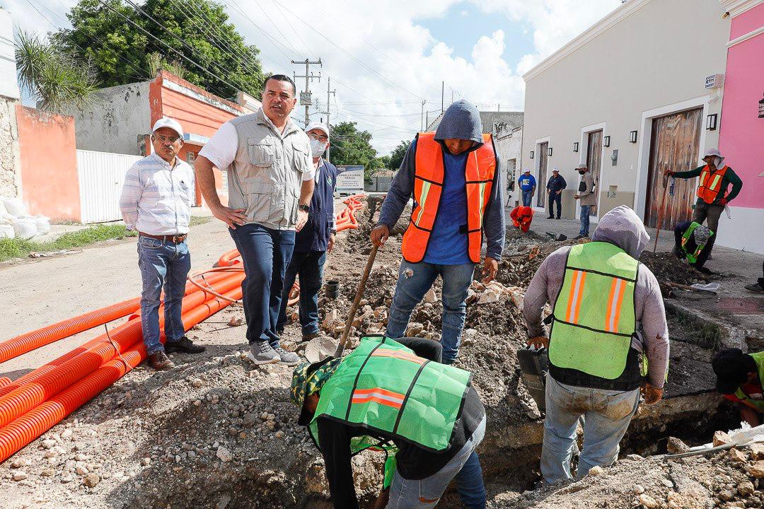 Supervisa Renán Barrera los avances del corredor gastronómico