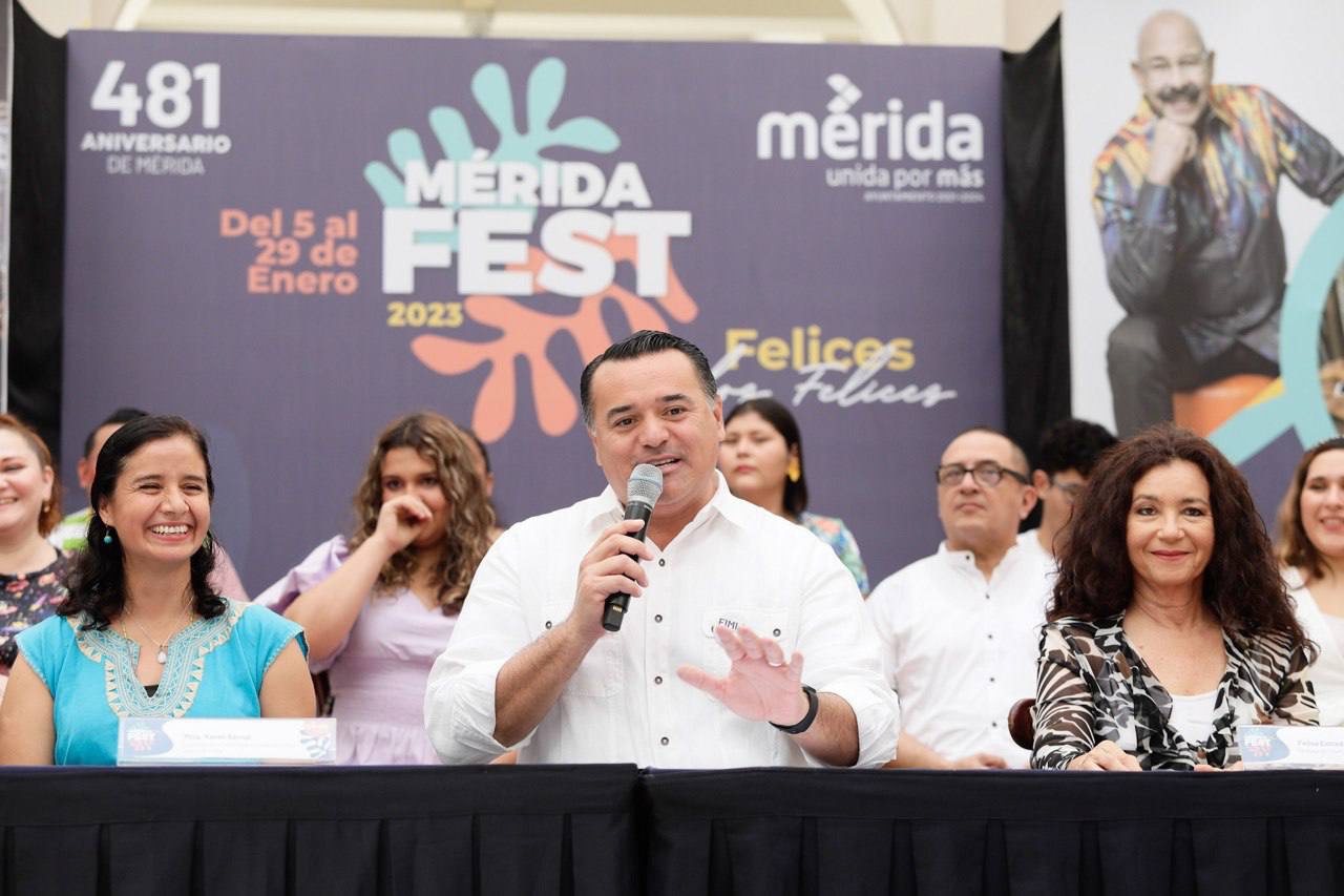 Renán Barrera anuncia la celebración del 481 aniversario de Mérida
