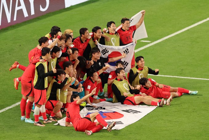 Corea del Sur se impone 2-1 a Portugal, y Uruguay se despide de Qatar 2022