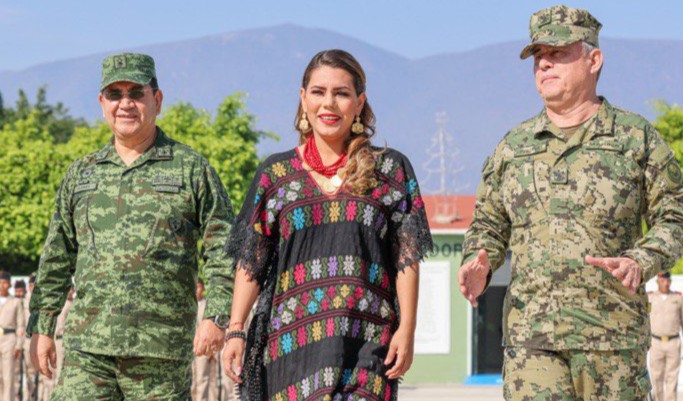 Reconoce Evelyn Salgado a fuerzas armadas como apoyo para garantizar seguridad a las familias