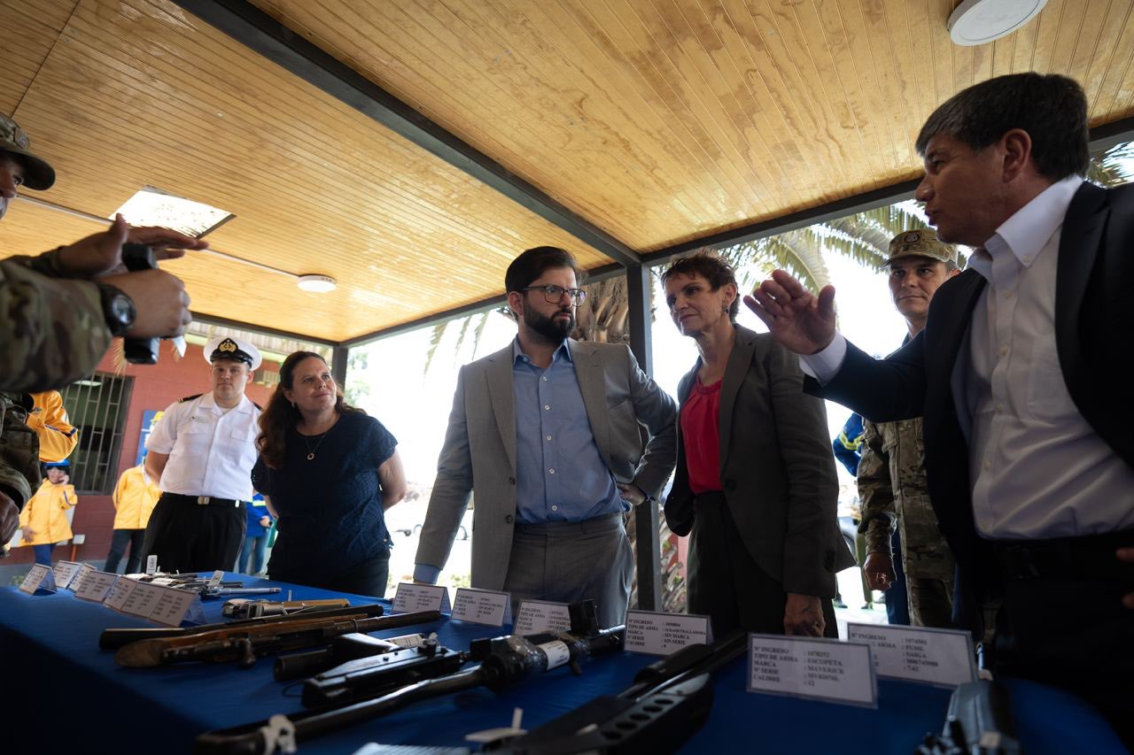 Chile reafirma su “tolerancia cero” con las armas