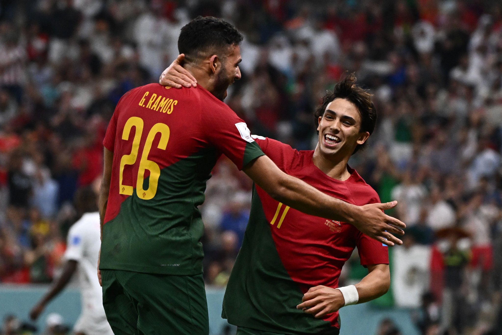 Portugal golea 6-1 a Suiza y avanza a cuartos de final