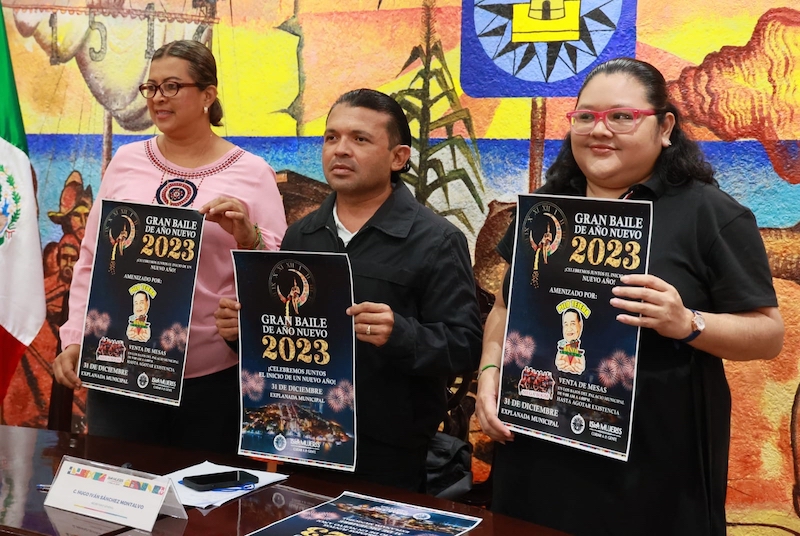 Anuncian gran baile de año nuevo en el pueblo mágico de Isla Mujeres