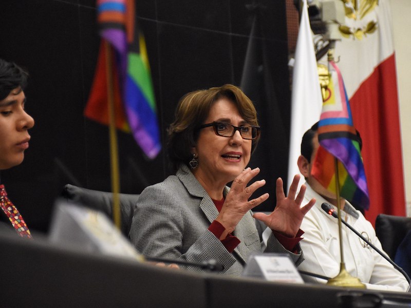 Presentan Patricia Mercado y Clemente Castañeda cuatro iniciativas del Parlamento Juvenil LGBTIQ+