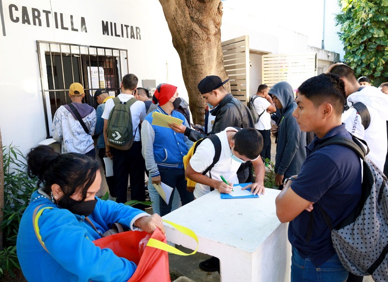 Inicia recepción de documentos para trámite de cartilla militar en Benito Juárez