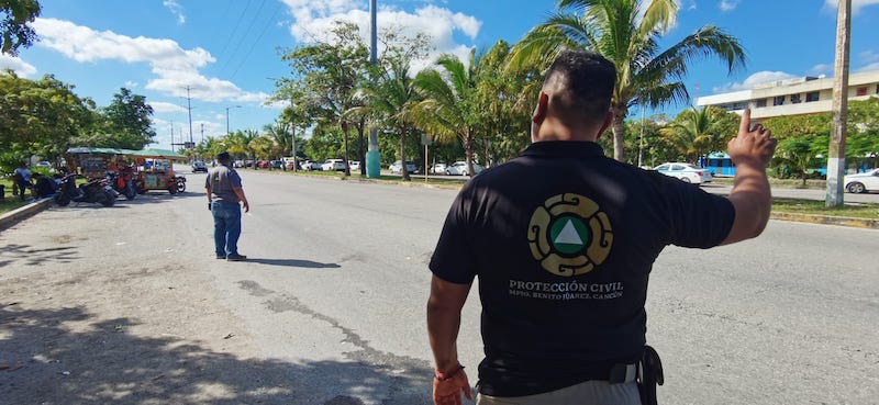 Autoridades de Benito Juárez confirman saldo blanco tras movilización de contingentes en Cancún