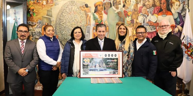 Con billete de lotería, conmemoran 500 años de Coyoacán