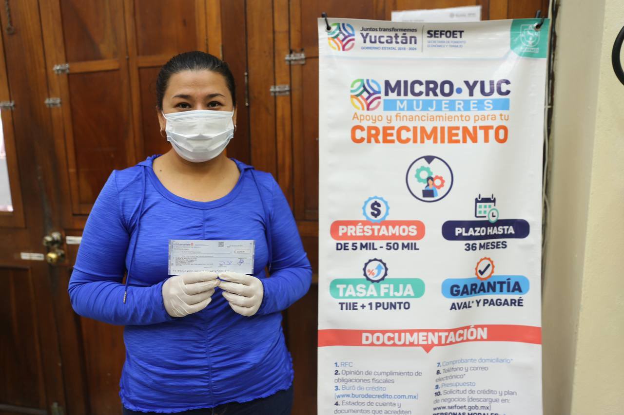 Con MicroYuc, Gobierno de Yucatán fomenta el empoderamiento femenino