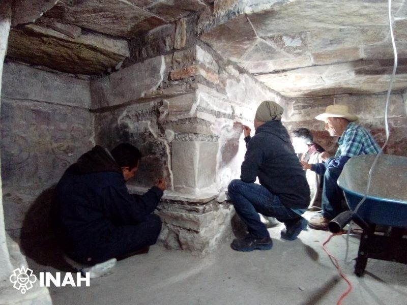 INAH recupera cinco tumbas prehispánicas en San Pedro Nexicho, Oaxaca