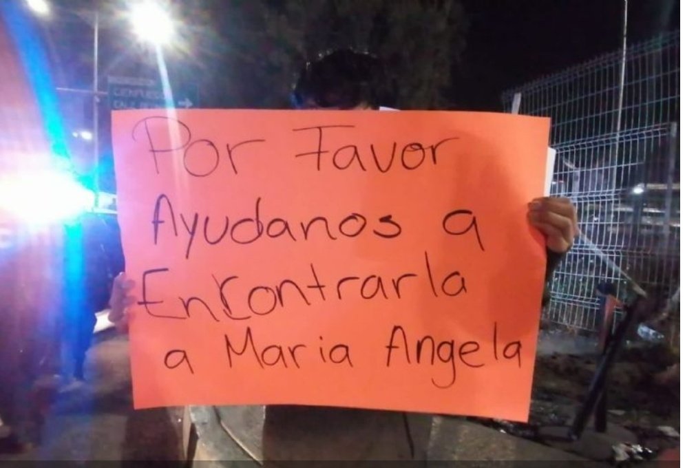 María Angela desapareció afuera del paradero de Metro Indios Verdes