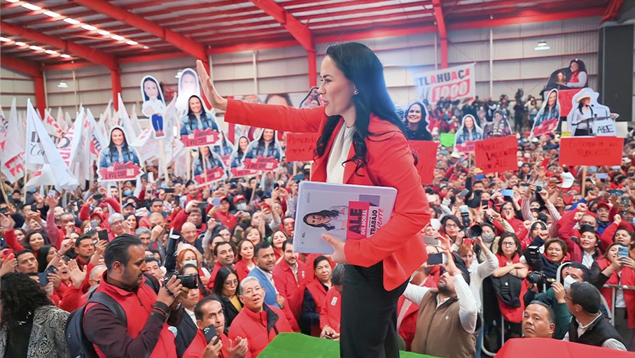 PRI declara a Alejandra del Moral como precandidata única a la Gubernatura del Edomex