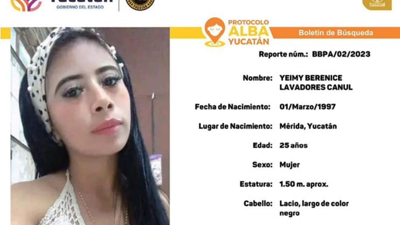 Yeimy salió a una plaza en Yucatán y desapareció; fue hallada muerta días después