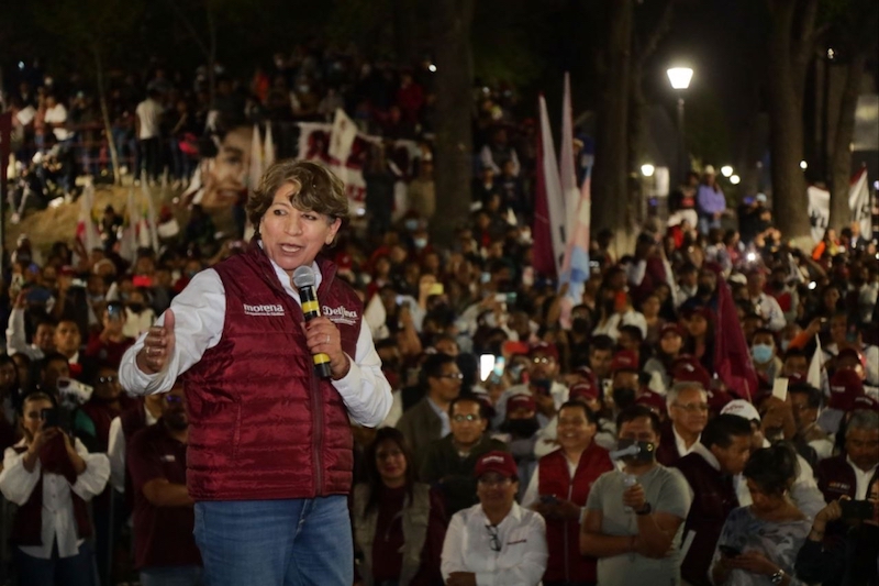 Delfina Gómez visita Cuautitlán Izcalli; acumula 200 mil simpatizantes en eventos y 25 municipios recorridos