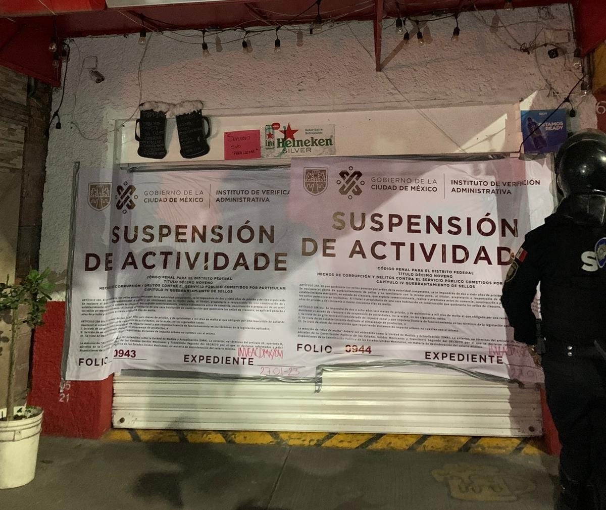 Suspende INVEA establecimientos de la Gustavo A. Madero e Iztapalapa