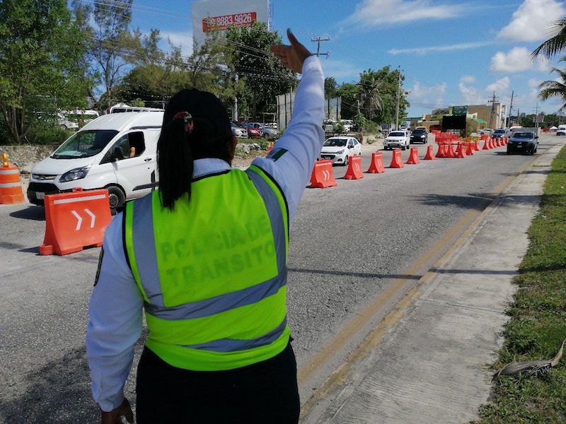 Previene ayuntamiento de Benito Juárez cierre parcial de Av Bonampak por trabajos de infraestructura