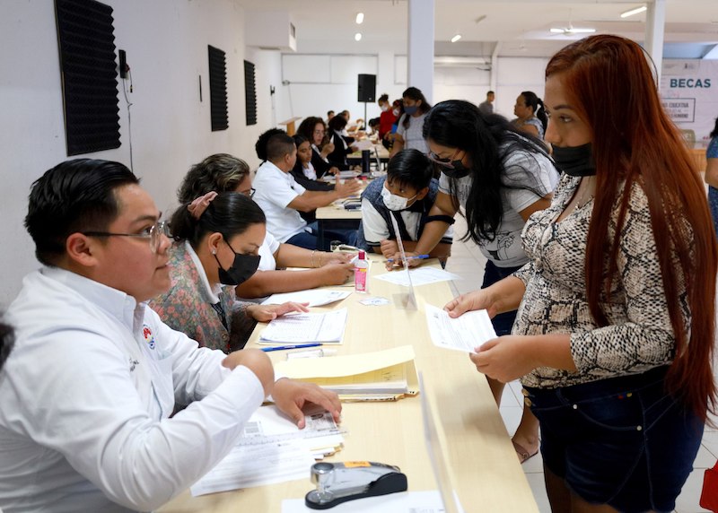 Finaliza gobierno de Benito Juárez pago de becas municipales del primer período del ciclo escolar 2022-2023