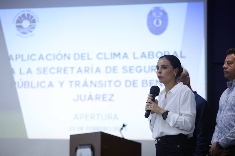 Reitera Ana Patricia Peralta respaldo para mejorar policía de Cancún